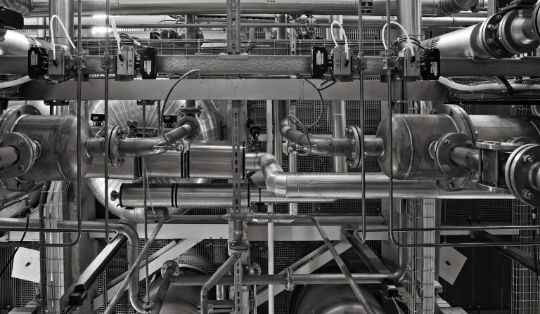 Industrial pipeline equipment — illustrative