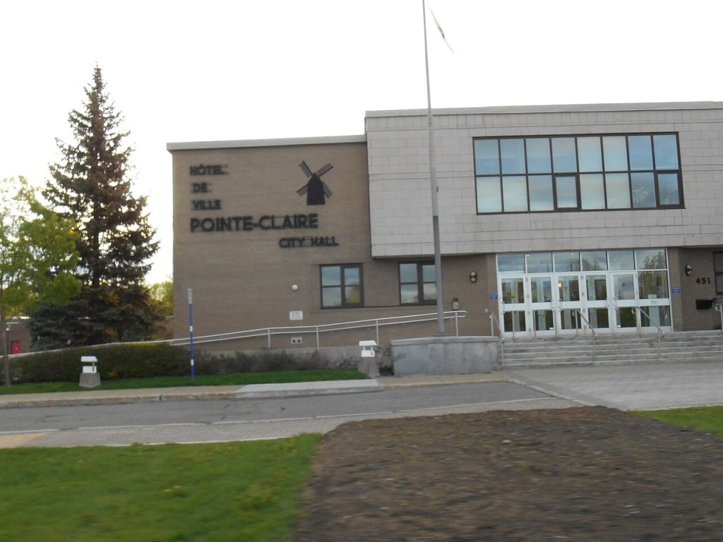 Pointe-Claire City Hall at 451 boulevard Saint-Jean.